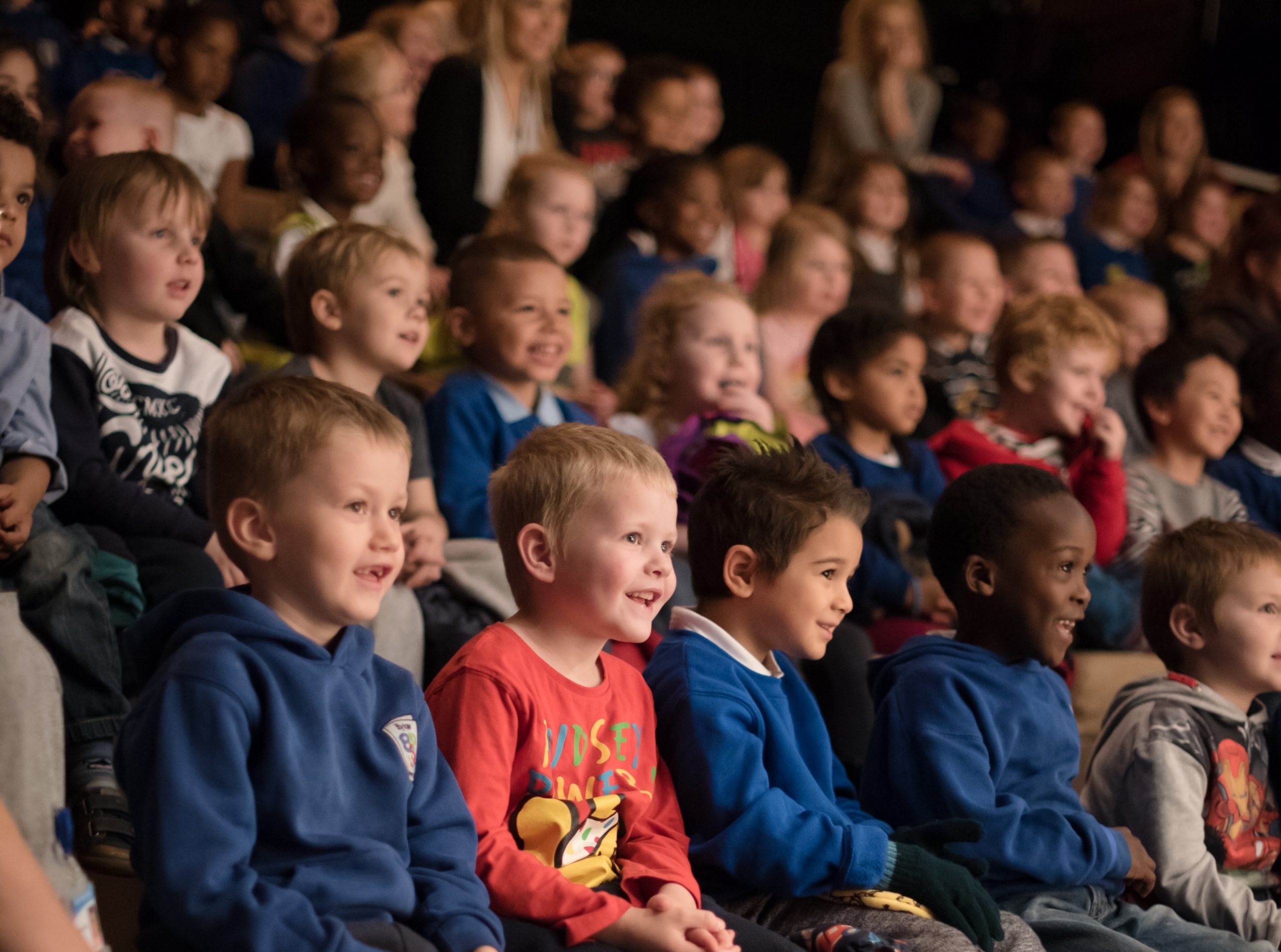 Children watching a show - Northern Stage