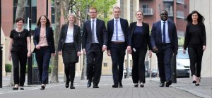 The Associates – newly promoted Associates at Ward Hadaway (from left) Laura Potts, Lucy Cleghorn, Victoria Lowrie, Steven Roper, Richard Greensit, Rachael McCartney, Koby Gyasi and Gemma Wood.