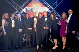 Winning ways – Ward Hadaway's Corporate team celebrate winning Corporate Law Firm of the Year (from left) Julie Harrison, Tom Pollard, Richard Butts, Imogen Holland, Paul Christian, Katherine Hay-Heddle, Martin Hulls, Clare French, Danielle Borley and James Nightingale.