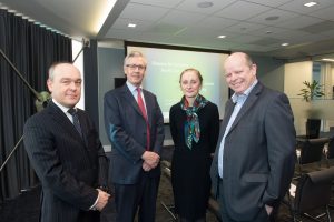 Fund extension – Andrew Mitchell of North East Finance (second left) with (from left) Richard Butts, Julie Harrison and Colin Hewitt of Ward Hadaway.