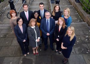  Award nomination – members of the Public Sector team at Ward Hadaway (right to left) Melanie Pears, Sara Acheson, Lucy Probert, Jenny Wade, Tim Care, Christopher Bowen, Zila Lwanda, Noreen Golightly, David Taylor, Kerry Adcock and Carole Britten.