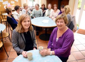 Property help – (from left) Heather Markham of Ward Hadaway with Angela Oxberry of Women's Health in South Tyneside.