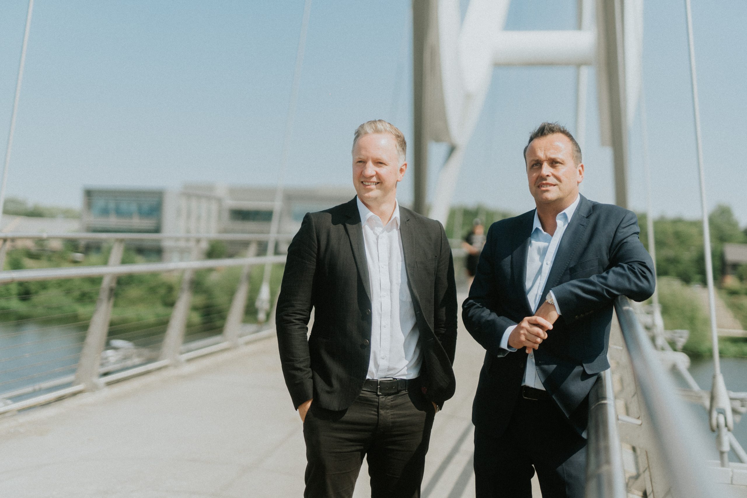 Nik Tunley, Head of Corporate, with Steven Petrie, Managing Partner